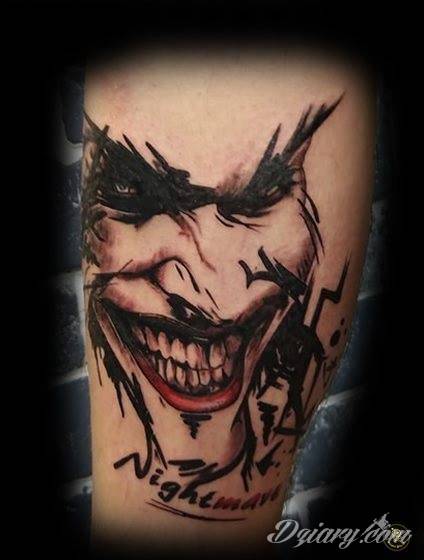 Tatuaż Psycho Joker