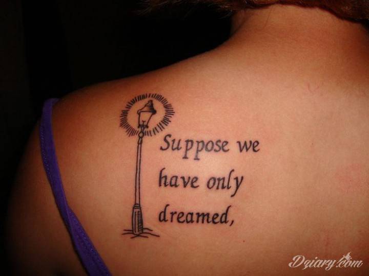 Tatuaż "Suppose we have...