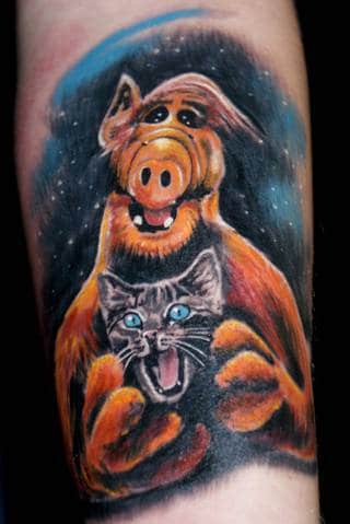 alfik na przedramieniu:)