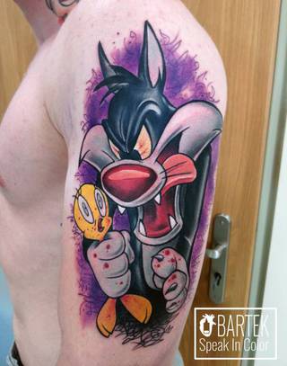 Bartosz ze studia Speak In Color - Wodzisław Śl autorem tego świetnego tatuażu :) Zapraszamy na www.speakincolor.pl !