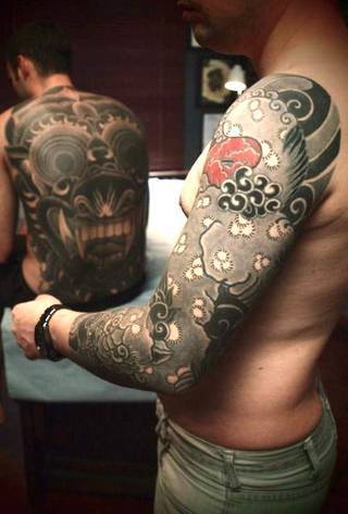 Ciekawy rękaw na-rece plecy rekawy 