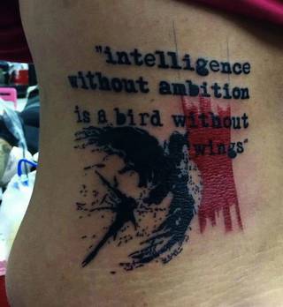 Cytat Salvadora Dali.