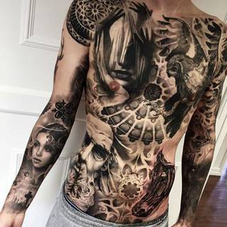 Fantastyczne męskie tatuaże