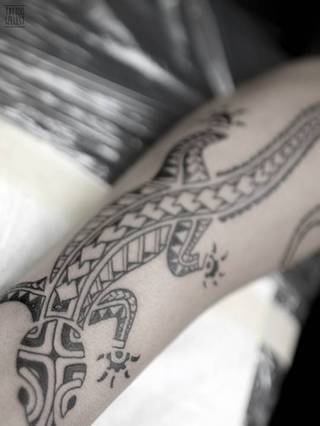 Jaszczurka maoryska / Tattoo Szelest