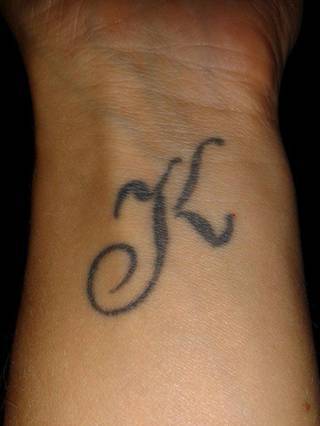 K jak Krzysztof -syn... jak tatuaż- na całe życie...