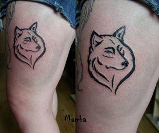 Klientka zafascynowana wilkami:)