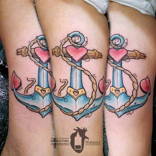 Kotwica wykonana przez Meffa z Speak In Color! https://www.facebook.com/SpeakInColorTattoo