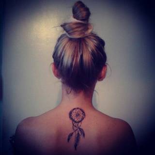 "Łapacze snów zwykle wieszane były nad posłaniem lub przy wejściu do domostwa indiańskiego. Według wierzeń niektórych plemion Indian Ameryki Płn. (m.in. Kri, Odżibwejowie) sny nawiedzające śpiących w domu musiały przejść przez amulet. Gęsta sieć miała przepuszczać jedynie dobre sny, a zatrzymywać nocne mary, które ginęły wraz z pierwszymi promieniami słońca. Taki sen miał łapać się w sieć i spływać po piórach. "