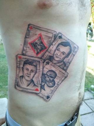 mój pierwszy tatuaż, troszkę na koniec bolało :)