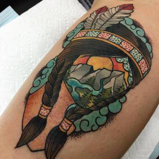 Motyw indiański. Jay Joree