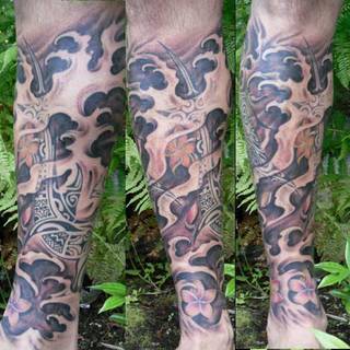 Motyw polinezyjskiego rekina.