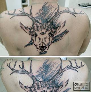 Motyw wykonany przez Mariusza ze studia Speak In Color mieszczącego się w Wodzisław Śl. Zapisy oraz wszelkie info znajdziecie na www.speakincolor.pl lub mailowo speakincolor1@gmail.com
5!