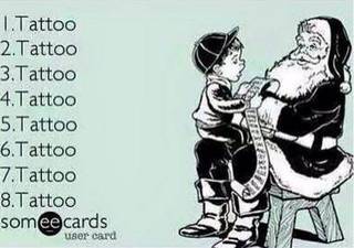 Nasza lista prezentów:
1. tatuaż...
2. tatuaż...
3. tatuaż...
4. tatuaż...
5. tatuaż...
...

...

...

100.. tatuaż...

...