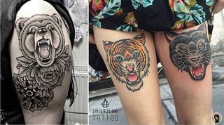 Oliwia Daszkiewcz, Zmierzloki tattoo, Tychy
https://www.facebook.com/TATTOOFEST/photos/a.265883696760496.88336.260177847331081/1080471421968382/?type=1