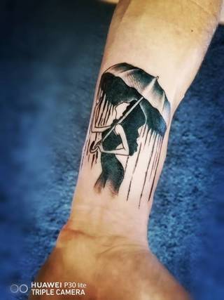 Pierwsza większa dziara ☺️