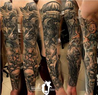 Post apo motyw wykonany przez Kose ze Speak In Color!
https://www.facebook.com/SpeakInColorTattoo