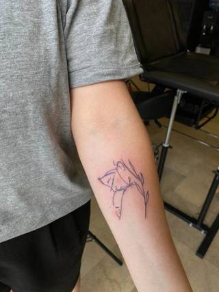 Praca praktykantki VeAn Tattoo Studio Kraków Główny #vean_papush