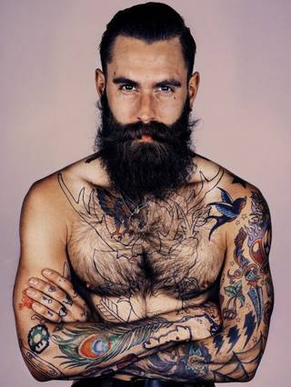 Ricki Hall i jego tatuaże
