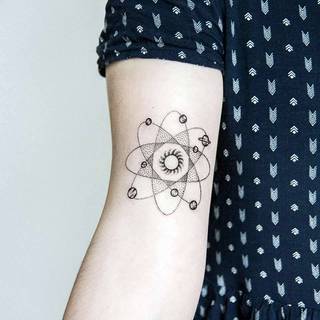 rock n ink tattoo & piercing
atom solar system tattoo by Uls