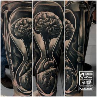 Serce i mózg w interpretacji Kosy ze studia Speak In Color z Wodzisławia śl! www.speakincolor.pl