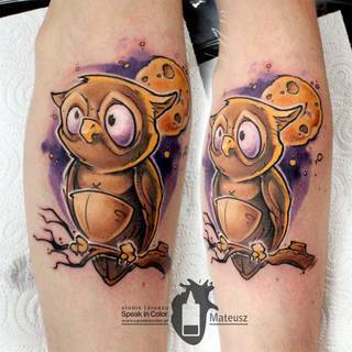 Sówka tym razem spod ręki Meffa ze Speak In Color!
https://www.facebook.com/SpeakInColorTattoo