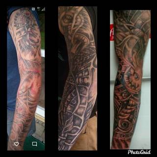 TATOO X ZONE Gorlice..cover up....rękawy z głowy bez wcześniejszego pomysłu ...