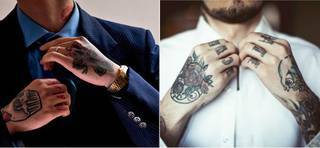 tatuaż nie zrobi z Ciebie kryminalisty . Krawat nie sprawi że będziesz człowiekiem na poziomie .