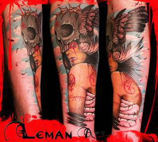 Tatuaż wykonał Tatuaże Leman
