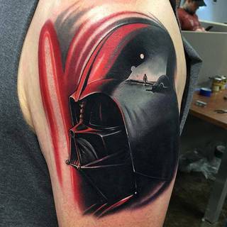 Wizerunek Dartha Vadera.