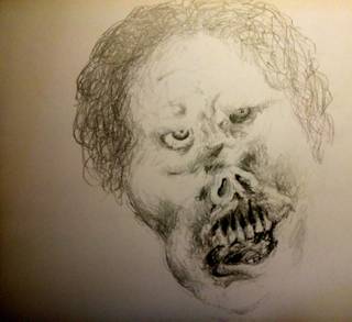 zniekształcona twarz