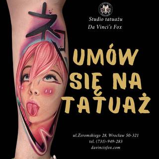 Galeria studia: Da Vinci’s Fox Tattoo Wrocław, Studio tatuażu „Da Vinci’s Fox”...