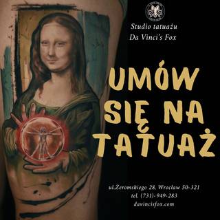 Galeria studia: Da Vinci’s Fox Tattoo Wrocław, Studio tatuażu „Da Vinci’s Fox”...