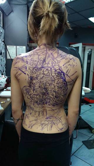 Galeria studia: Santa Muerte Tattoo, Santa Muerte Tattoo Studio Squad:...