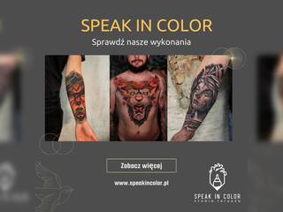 Galeria studia: SPEAK IN COLOR TATTOO - Studio Tatuażu Artystycznego,  