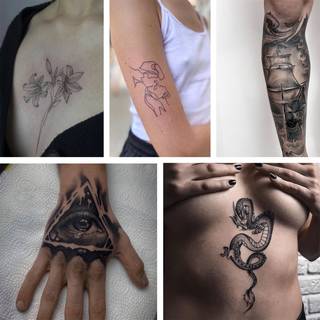 Galeria studia: Vean - tattoo Kraków, Robimy tatuaże, piercing, makijaż permanentny...